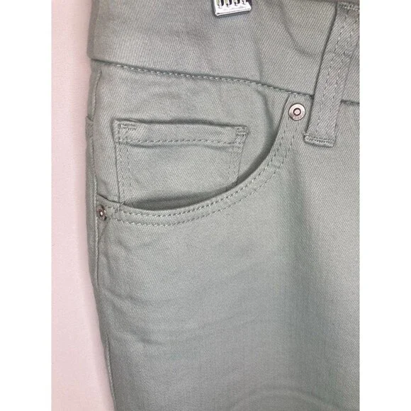 Chico's 10R Women's So Slimming Girlfriend Leg Ankle Green Blue Pants 1.5R New - Picture 12 of 12